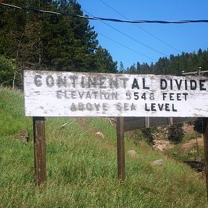 Continental Divide - west side