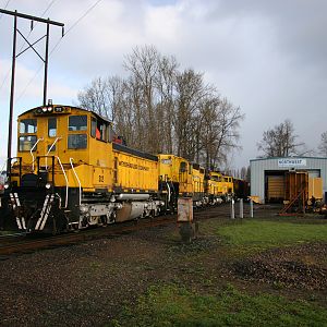 Weyerhaeuser Woods Train at the Longview Mill