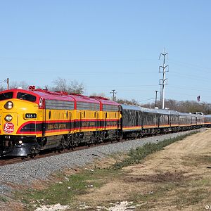 KCS 1 Christmas train - Plano TX