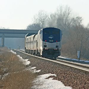 Amtrak 353 Wolverine @ Portage Rd. Niles, Michigan