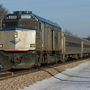 Amtrak 353 Wolverine @ Portage Rd. Niles Michigan
