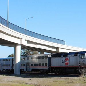 Southbound CalTrain Express