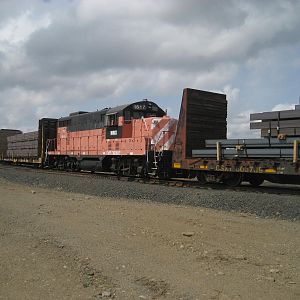 unusual train on the Geiger Spur