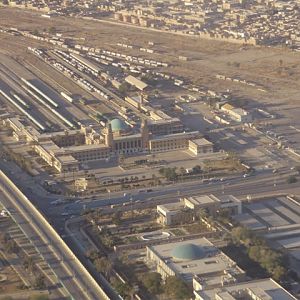 Iraqi Train Yard from Helicopter View