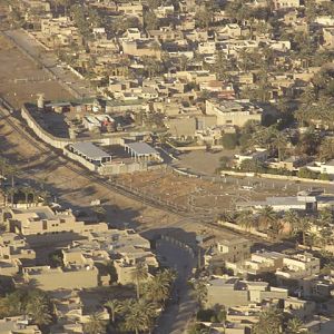 Iraqi Train Yard from Helicopter View