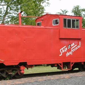 Frisco Caboose at Baxter Springs Museum