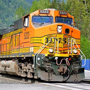 BNSF 5223 Westbound at Scenic, WA