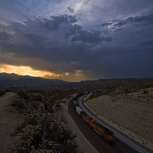 Stormy Sunset over Cajon