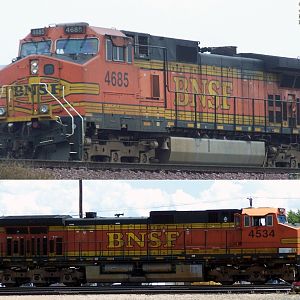 BNSF 4685/4534 9-44CW