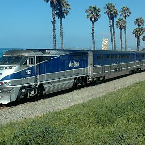 Amtrak Surfling at San Clemente