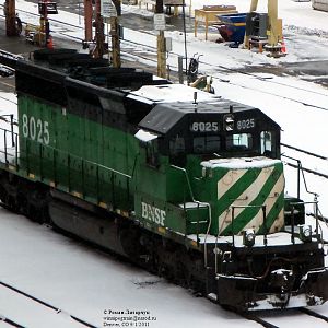 BNSF 8025 SD40-2