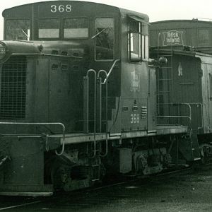 Locomotive & caboose-Peru Il