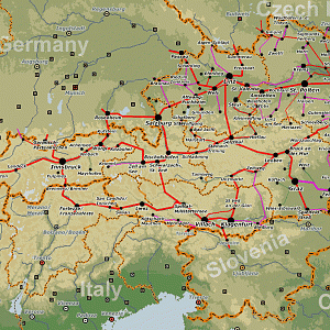 Railway Map of Austria | RailroadForums.com - Railroad Discussion Forum