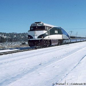 Amtrak at Colebrook