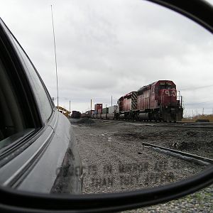 CP 5695 in the side Mirror