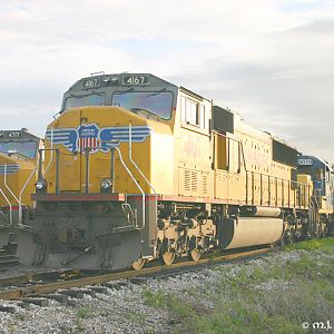 Juice in Memphis - UP 4167 - SD70M - M.J. Scanlon