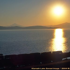 Klamath Lake Sunset