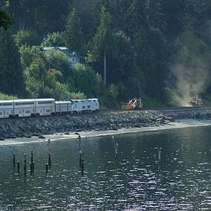 EMPIRE BUILDER meets an MOW crew