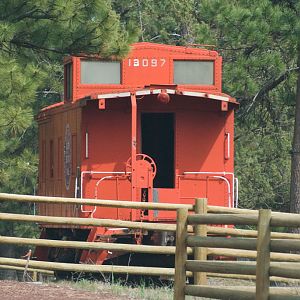 Caboose in the Woods