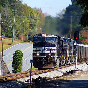 NS Rock Train Heading West