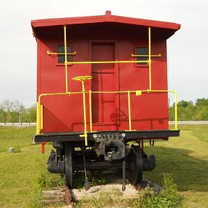Endview of Caboose 1150