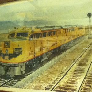 An union pacific fright train photo