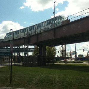 Airtrain and  sunlight