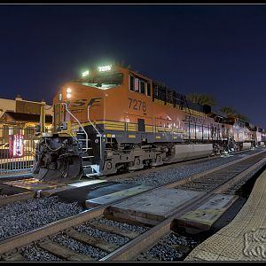 BNSF 7278 waiting on track 2