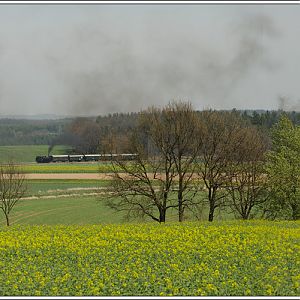 Steaming up the hill