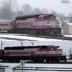 MBTA 1116 GP40MC