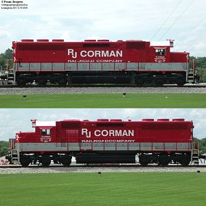 RJ Corman SD45s