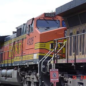 BNSF4926 behind UP6865