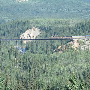 Alaska Railroad into Denali