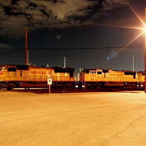 Evening crew change at Las Vegas