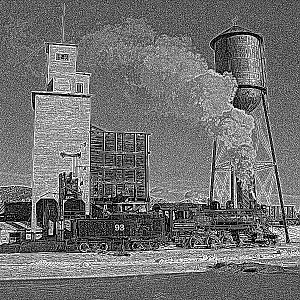 Hanging out by the water/coaling towers