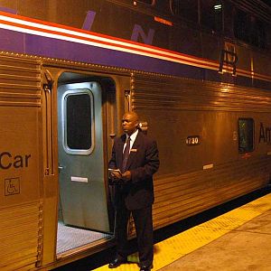 Empire Builder in Chicago Union Station