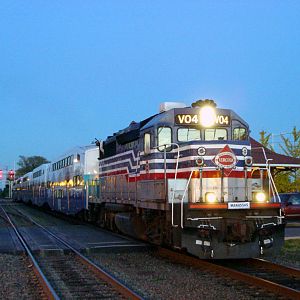 VRE Arrives at Manassas, Va