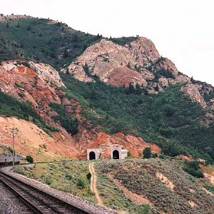 Into a Scenic Utah tunnel