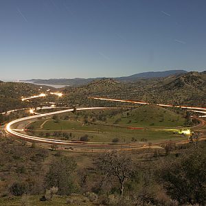 Tehachapi Loop, by Moonlight