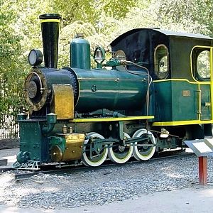Museo Ferroviario de Santiago: Historic Steam Loco