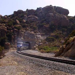 Surfliner Through Santa Susana Pass Tunnel