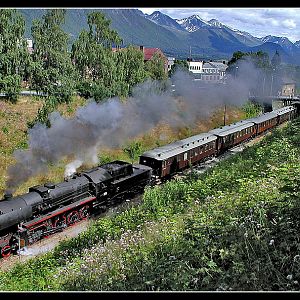 Steamer Leaving ndalsnes