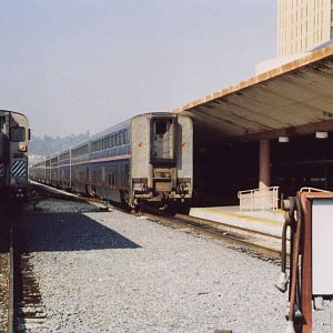 Trains #775, 2 and another Surfliner Train