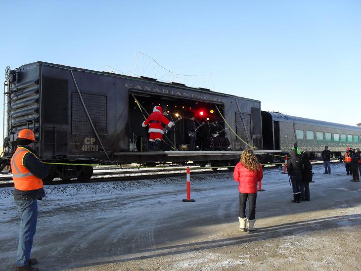 2009 CPR Christmas Train Welcome to Saskatchewan!
