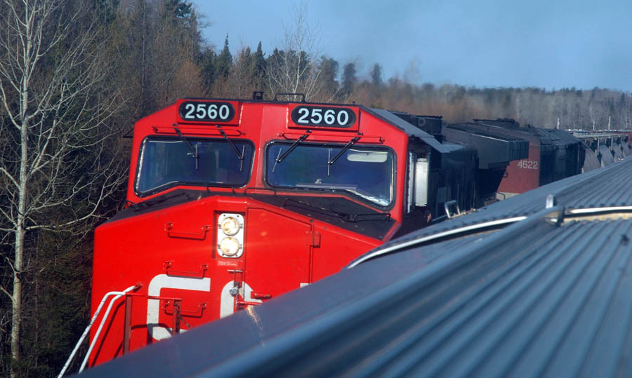 A CN Freight passes Via #1