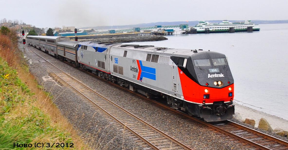 Amtrak # 156 returns