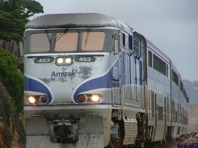 Amtrak 453 at Del Mar