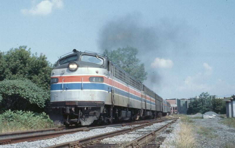 Amtrak through Schenectady