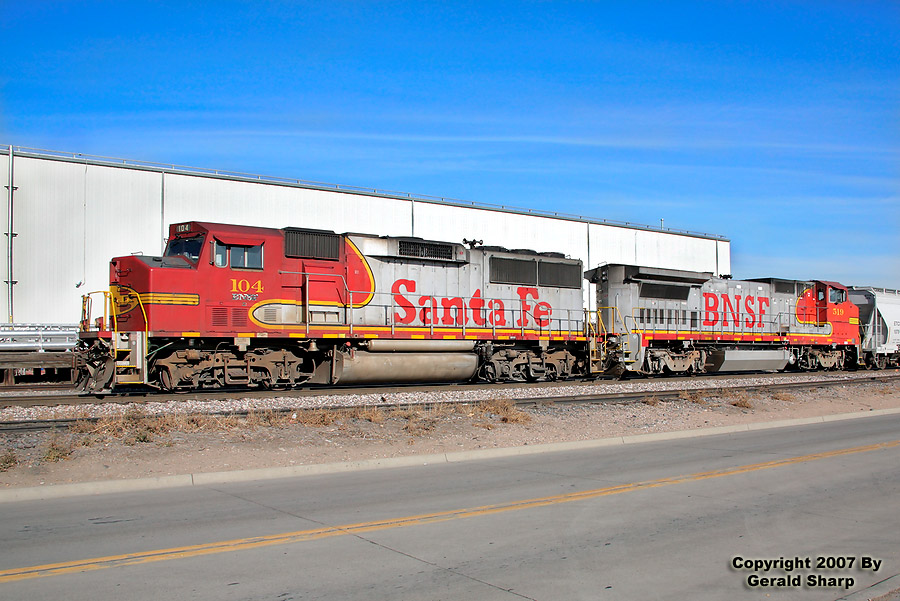 BNSF 104 Switching In Longmont, CO
