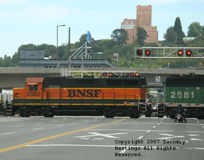 BNSF #2880 in Heritage I paint.